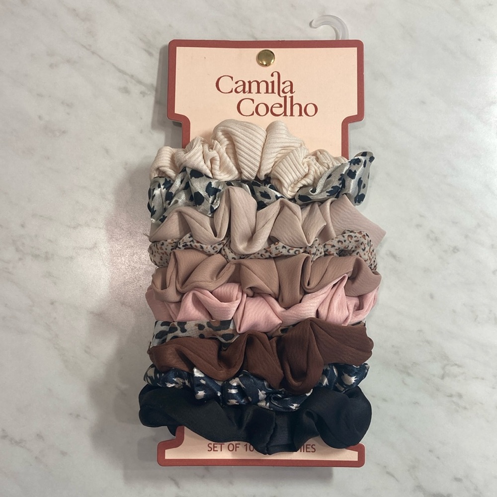 Camila Coelho Scrunchies Set of 10 NEW - Picture 2 of 4